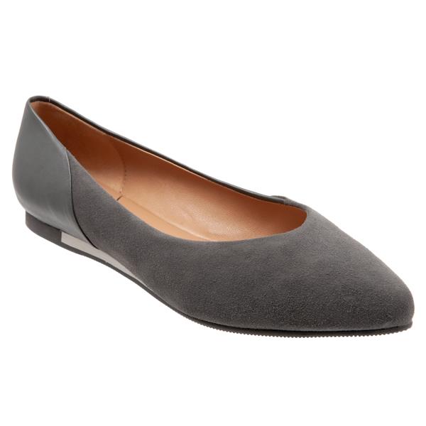 Lea Dark Grey Suede